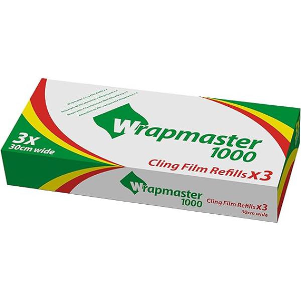 Wrapmaster-Cling-Film---305mm-x-300m---1-x-3